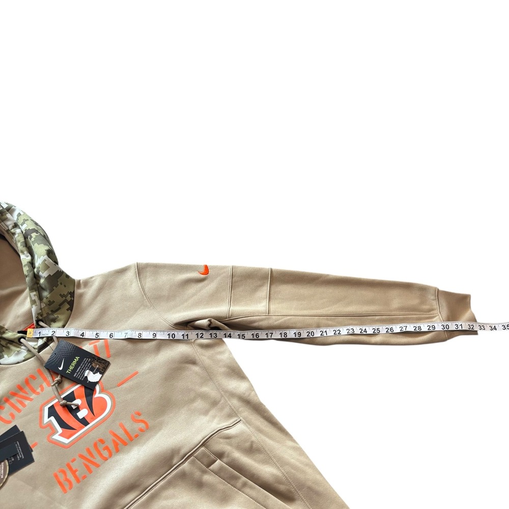 Nike Cincinnati Bengals Hoodie Salute To Service Camo Hood Men ‎ Size S NWT - Picture 12 of 12